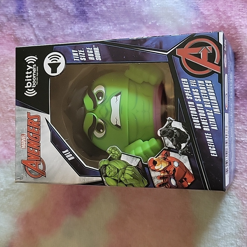 Nwt Bitty Boomers Marvel The Hulk Collectible Mini Bluetooth Speaker